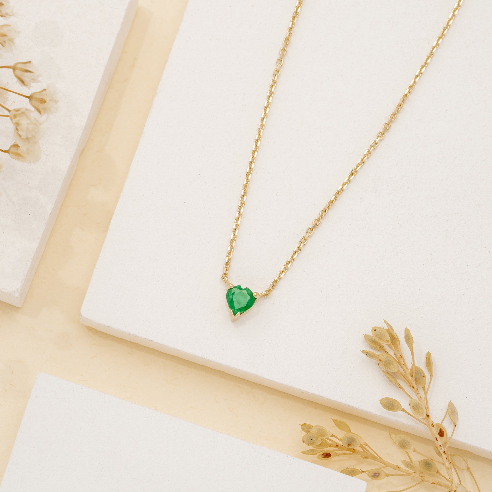 Delicate Solitaire Pendant - Elise Pendant | Ana Luisa Jewelry