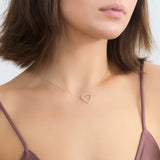 Diamond Triangle Necklace, Tara