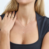 Diamond Lariat Necklace, Zafir