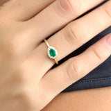 Gemstone Engagement ring