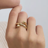 Gold Coil Ring, Keily