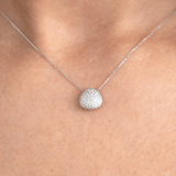 Unique Pave Diamond Pendant Necklace, Gita