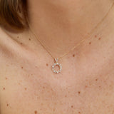 Diamond Cluster Pendant Necklace