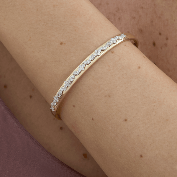 Unique Diamond Bangle