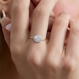 Pave Diamond Ring