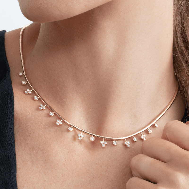 Diamond Clover Choker, Yasmin