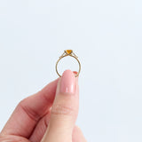 november birthstone citrine ring