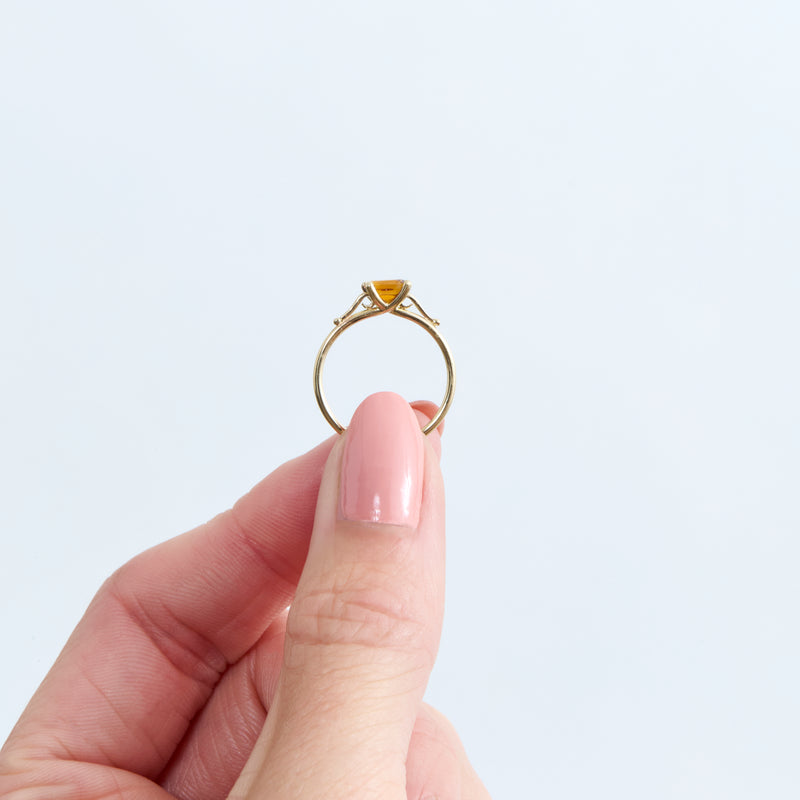 november birthstone citrine ring