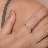 Natural Peridot and Diamond Ring, Jamie