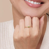 14k or 18k Gold Beaded Ring