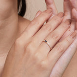 Diamond and Baguette Sapphire Ring, Madilyn