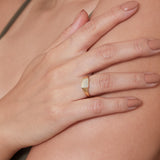 Engravable Signet Ring, Trina