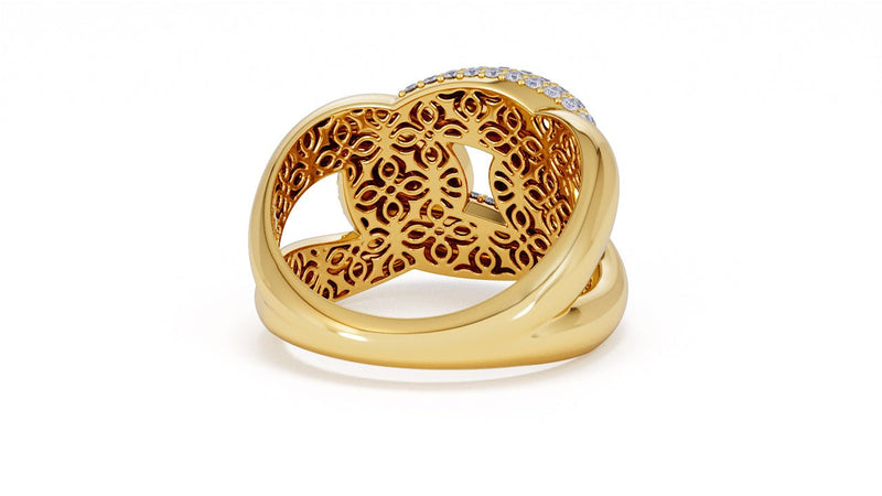 Interlocked Cuban Link Ring, Dulce