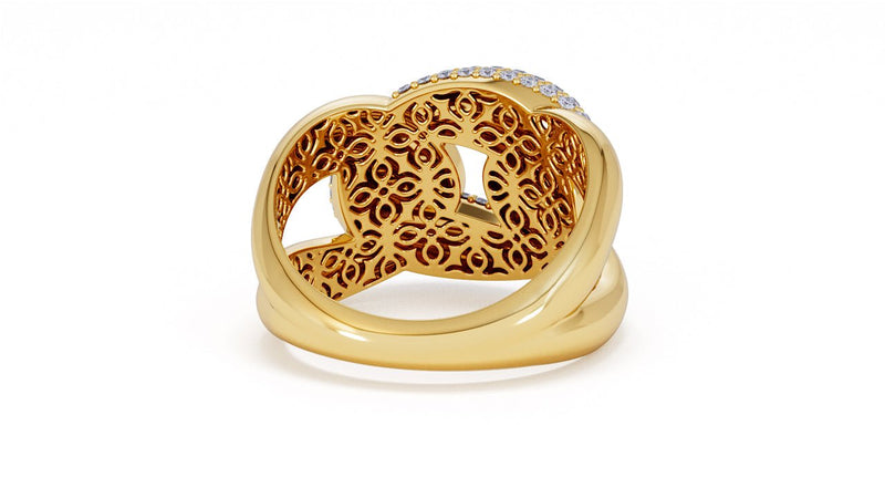 Interlocked Cuban Link Ring, Dulce