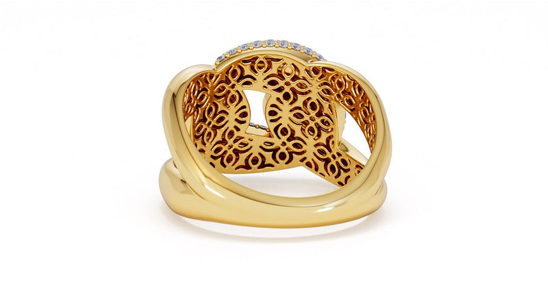 Interlocked Cuban Link Ring, Dulce