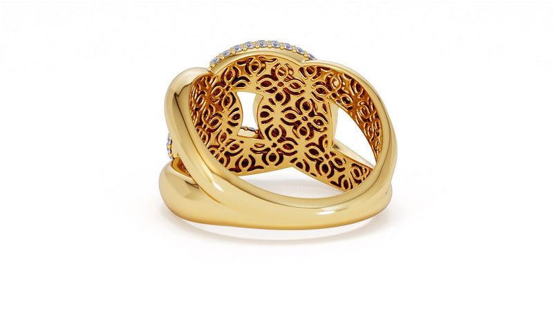 Interlocked Cuban Link Ring, Dulce