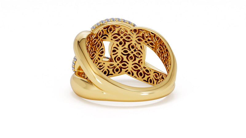 Interlocked Cuban Link Ring, Dulce