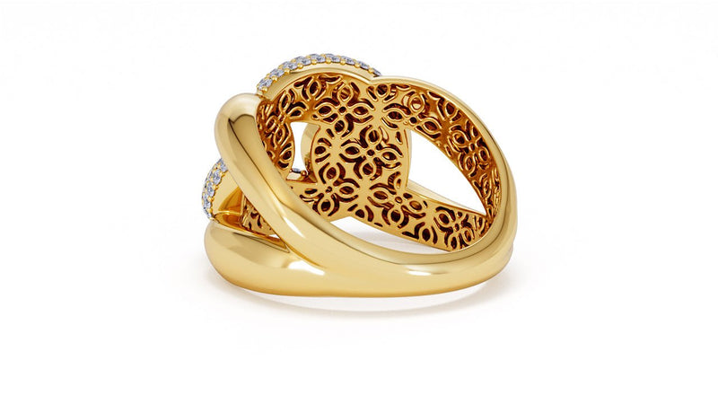 Interlocked Cuban Link Ring, Dulce