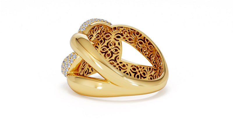 Interlocked Cuban Link Ring, Dulce