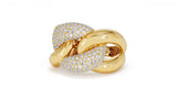 Interlocked Cuban Link Ring, Dulce