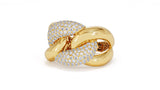 Interlocked Cuban Link Ring, Dulce