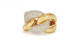 Interlocked Cuban Link Ring, Dulce