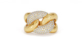 Interlocked Cuban Link Ring, Dulce