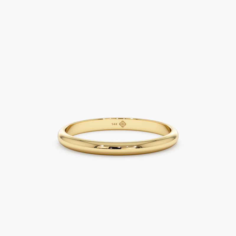 yellow gold wedding ring