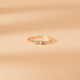 april birthstone clear diamond ring