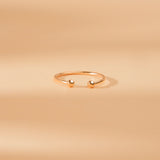 Solid Gold Open Ball Ring, Anne