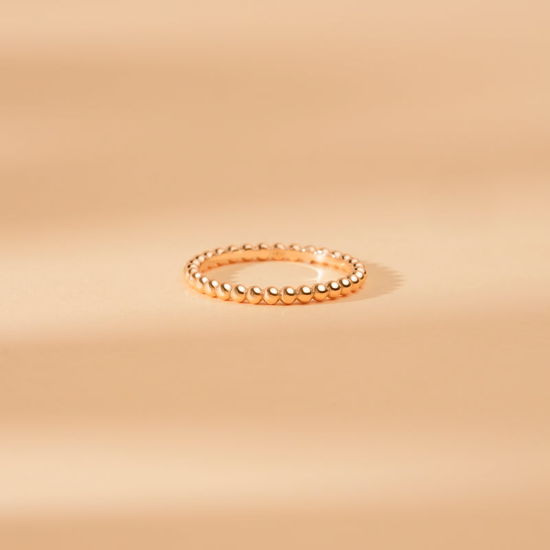 simplistic design bead ring