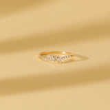 handmade natural diamond band