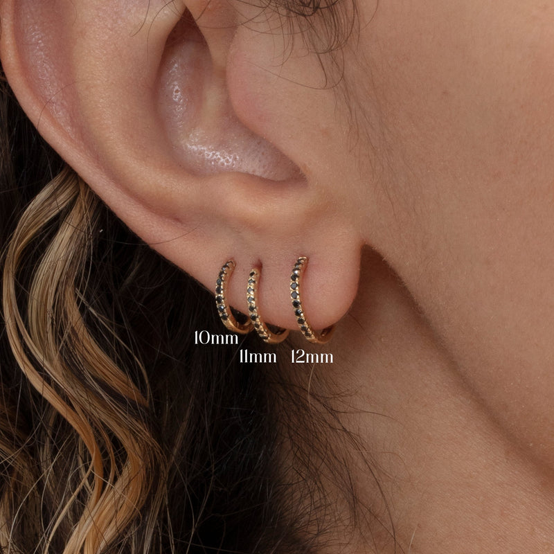 Black Diamond Earrings