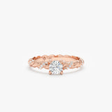 Twisted Diamond Engagement Ring, Josie