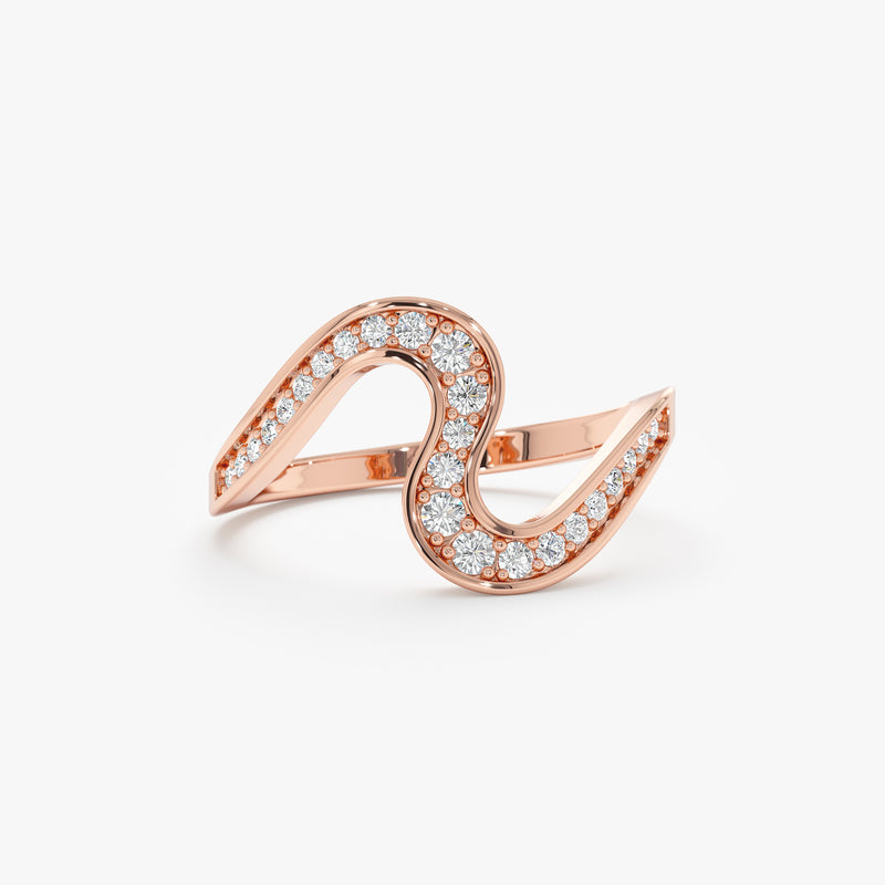 Wavy Diamond Ring, Tyla