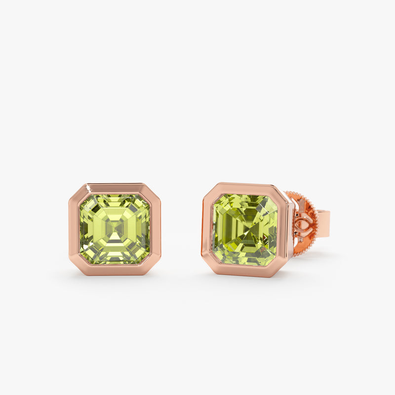 Bold Peridot Stud Earrings, Holland