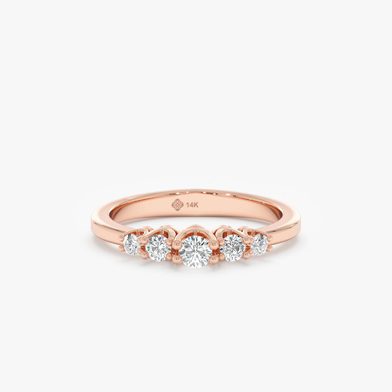 Graduated Diamond Ring, Harmony