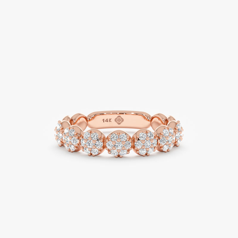 Diamond Paved Bubble Ring, Evee