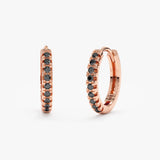 Rose Gold Small Hoops