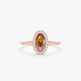 Citrine Diamond Cocktail Ring, Khadija