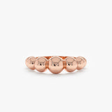 Solid Rose Gold Stacking Ring