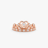 Rose Gold Crown ring