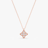 Dainty Diamond Clover Necklace, Giuliana