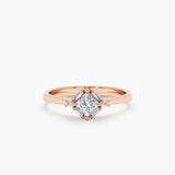 handcrafted in rose gold diamond statement ring