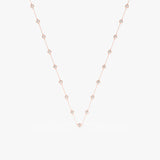 Lab Grown Diamond Bridal Necklace, Duvia