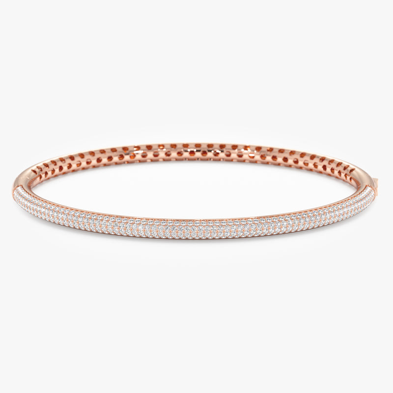 rose gold 18k diamond bracelet