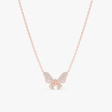 Diamond Butterfly Necklace, Kimora