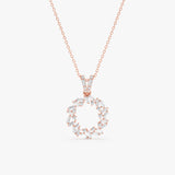 Rose Gold Diamond Necklace