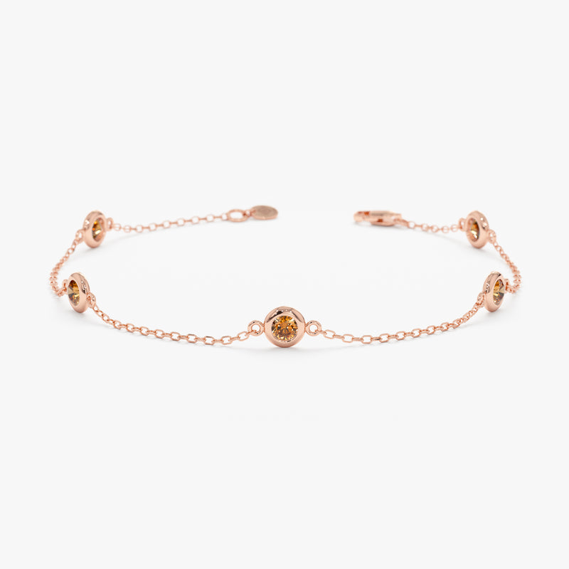 rose gold november birth stone gift