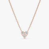 Rose Gold Heart Necklace